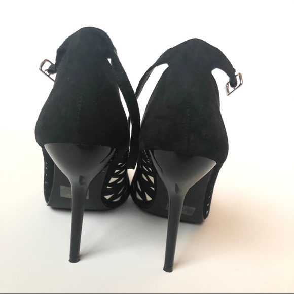 Fru designer stiletto heels in off white & black - Picture 7 of 10